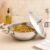 Parage Tripure Triply Stainless Steel Kadai with Lid 24cm,