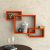Hoopy Wall Mounted Rectangle Shape Wooden Wall Shelves Set Of 3