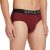 Underjeans Men Red Cotton Brief (L) [ Pack of 2 ]