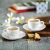 Cello Opalware Queen Cup and Saucer Set, 130ml, 12pcs