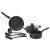 AmazonBasics 6 Piece Non-Stick Aluminium Cookware Set