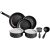 Amazon Basics Cookware Set with Lids 10 Piece